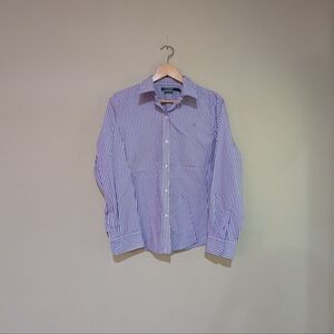 LRL Purple Button Blouse